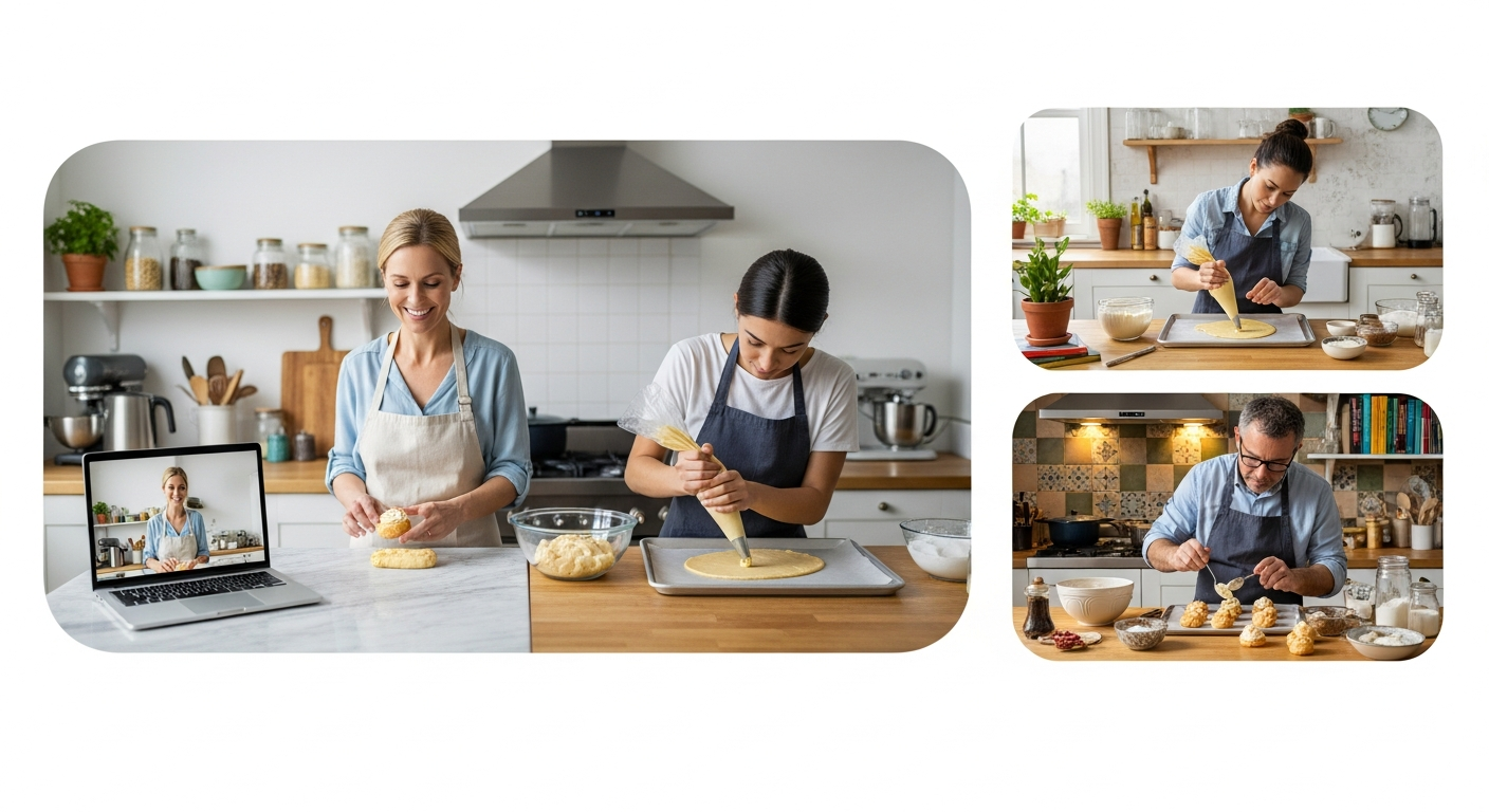 Инструктор ведёт занятие