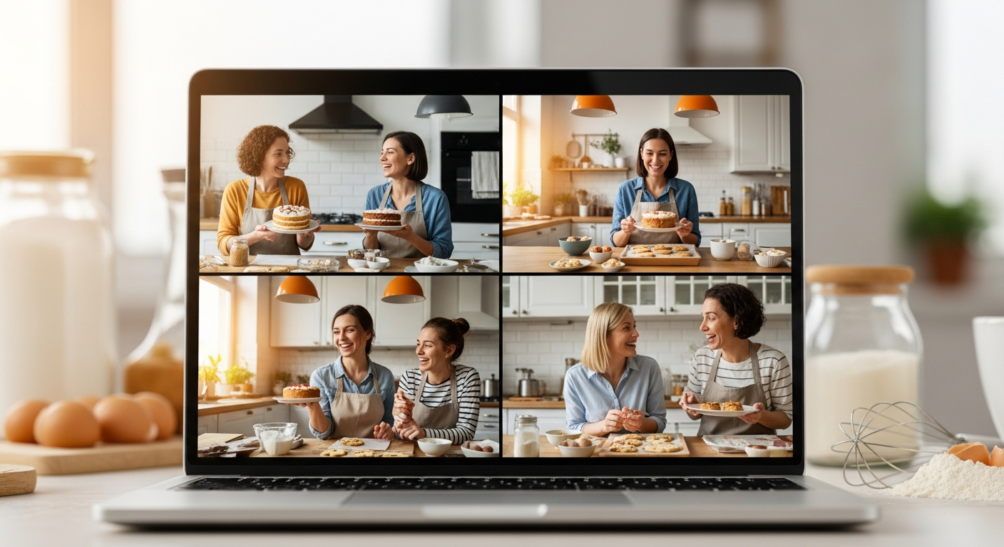 Онлайн сессия выпечки